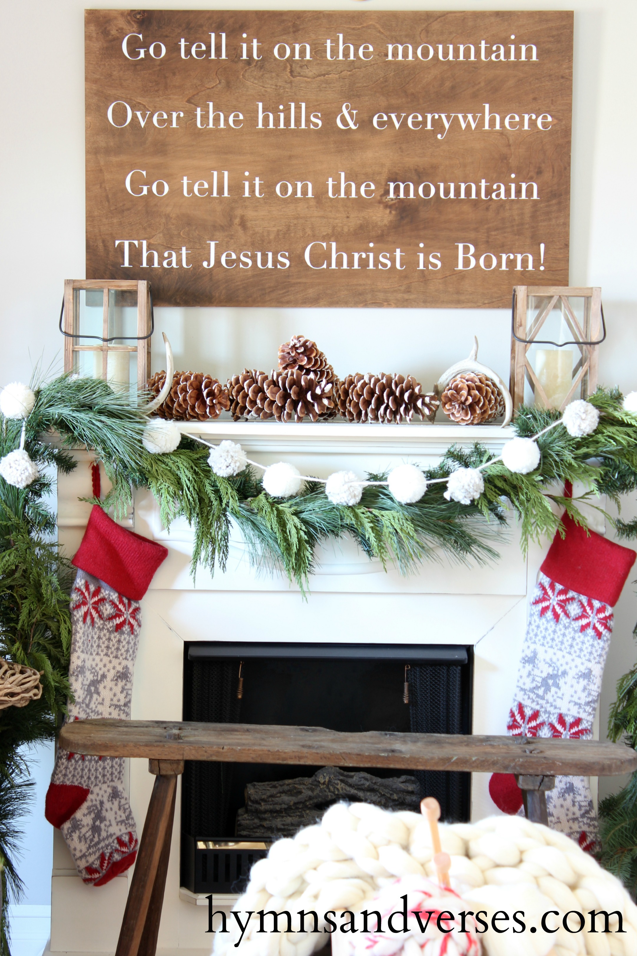 2015 Christmas Home Tour Part 1 - Hymns and Verses