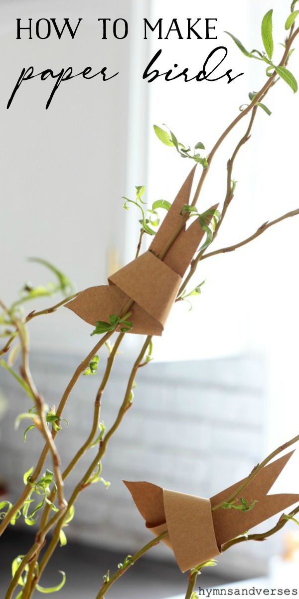 How to Make Paper Birds - Hymns and Verses