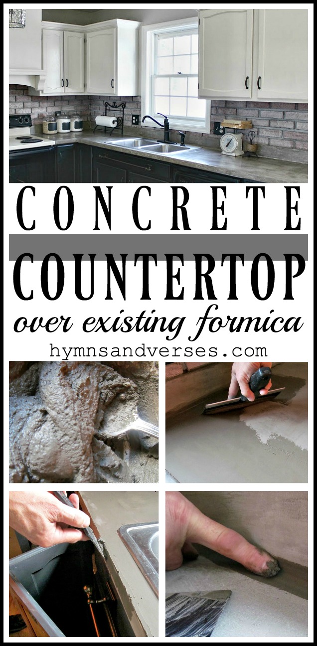 Diy Concrete Countertop Over Existing Formica Hymns And Verses