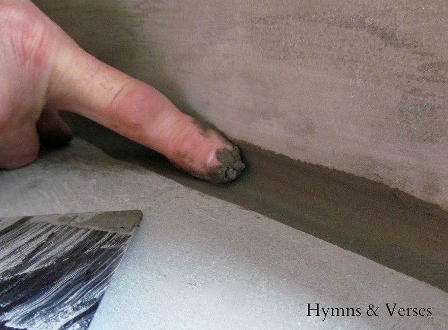 Seam - DIY Concrete Countertop