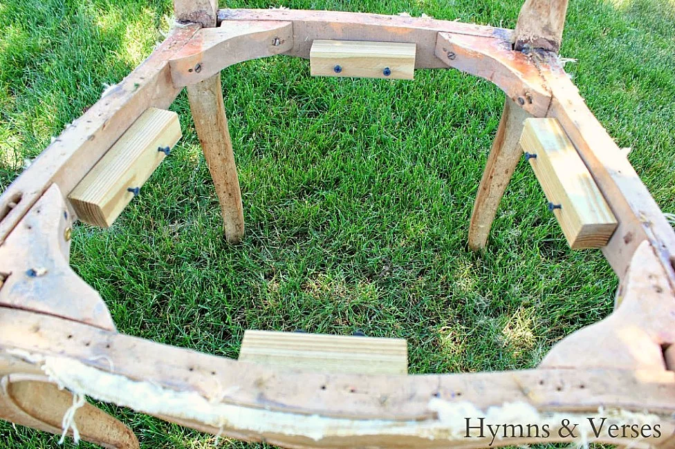 French Country Chair Planter - A Repurposing Story