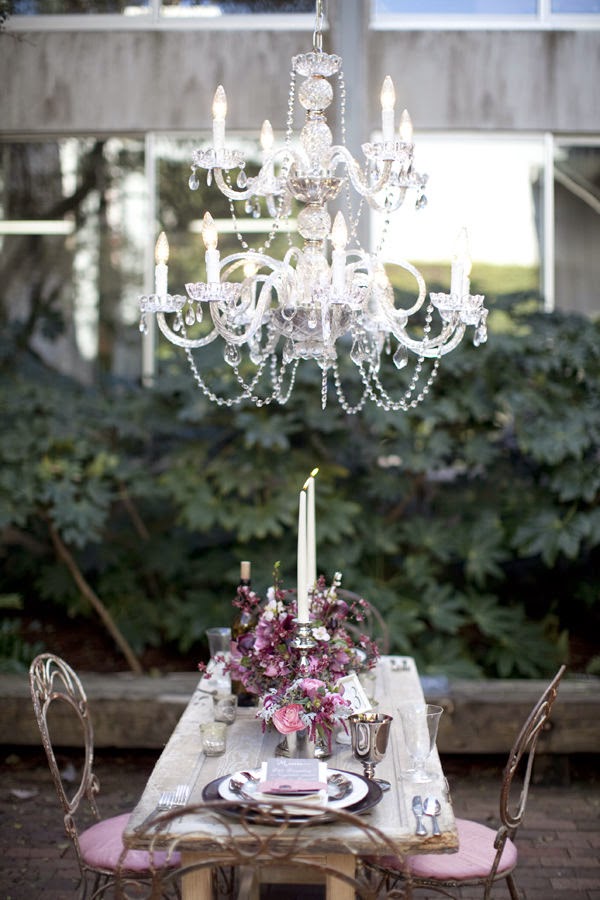 Outdoor on sale crystal chandelier