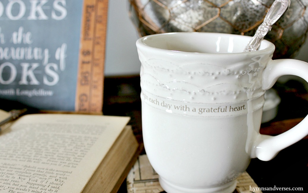 Mary and Martha New Mercies Inspirational Coffee Mug & Saucer Set Of Two