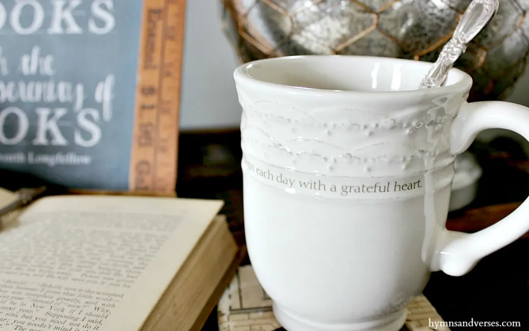 Mary and Martha Grace and Gratitude Mug