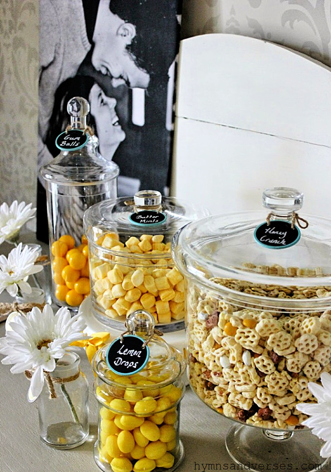 Bride to Bee Shower Candy and Snack Bar