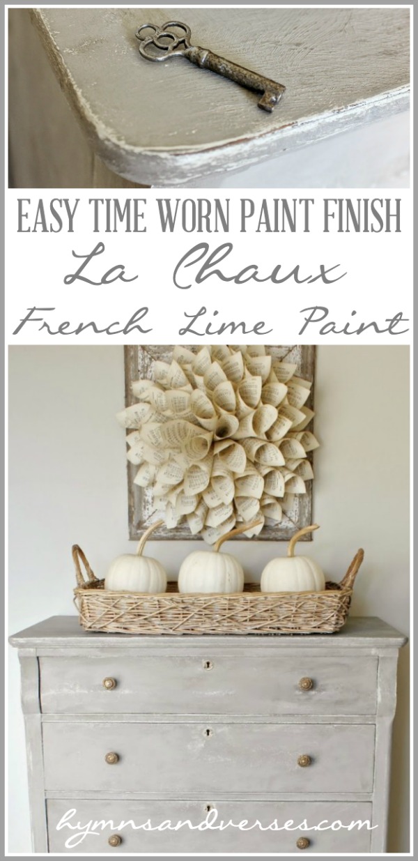 La Chaux French Lime Paint for an Easy Time Worn Paint Finish