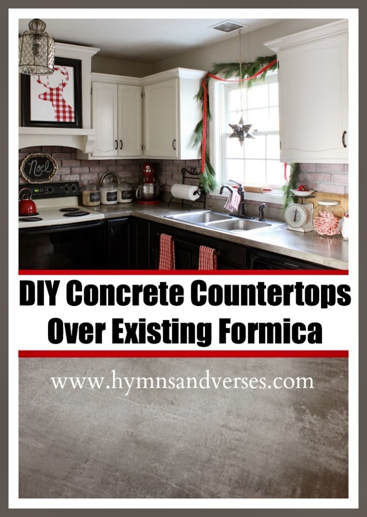  Hymns & Verses DIY Concrete Countertops Over Existing Concrete