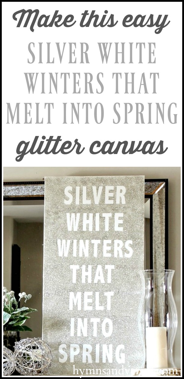 Silver White Winters That Melt into Spring Canvas