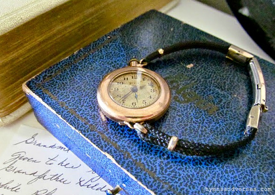 Vintage Watch and Old Letter