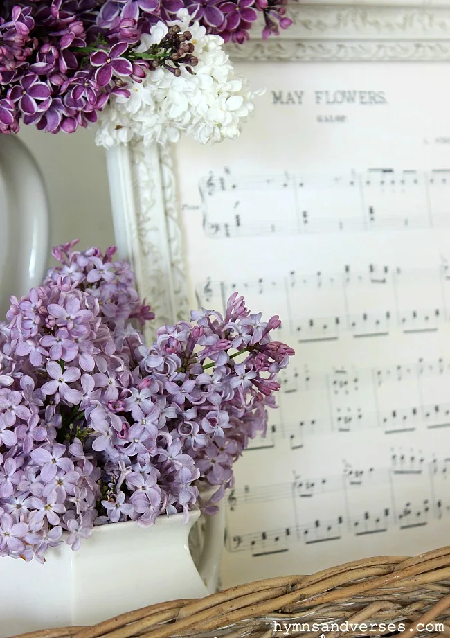 Purple Lilacs and May Flowers Sheet Music