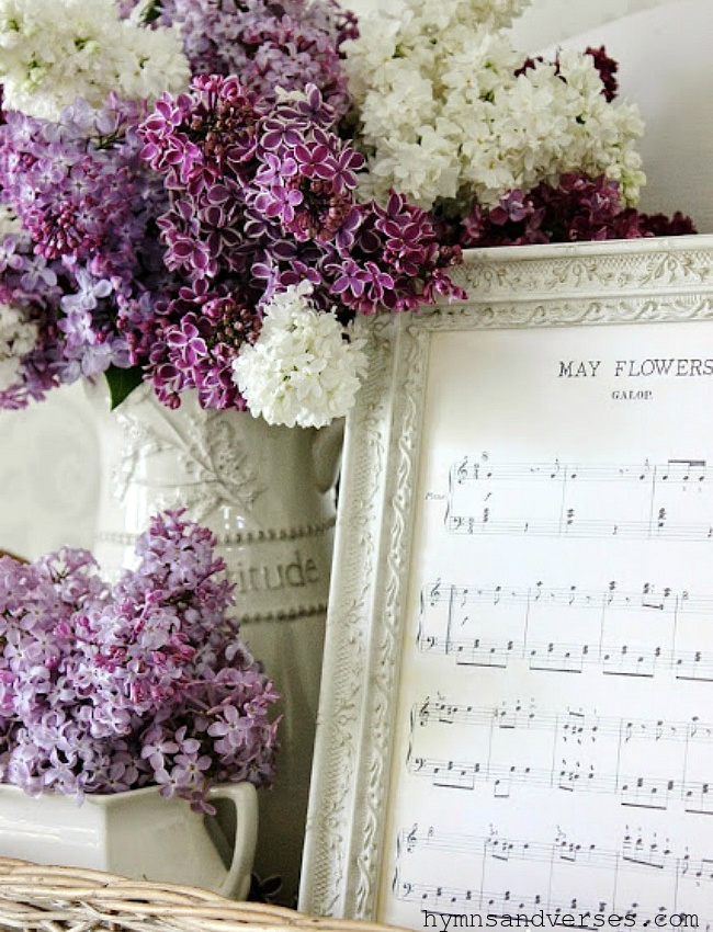 May Flowers Printable and Lilacs in Bloom | Hymns and Verses