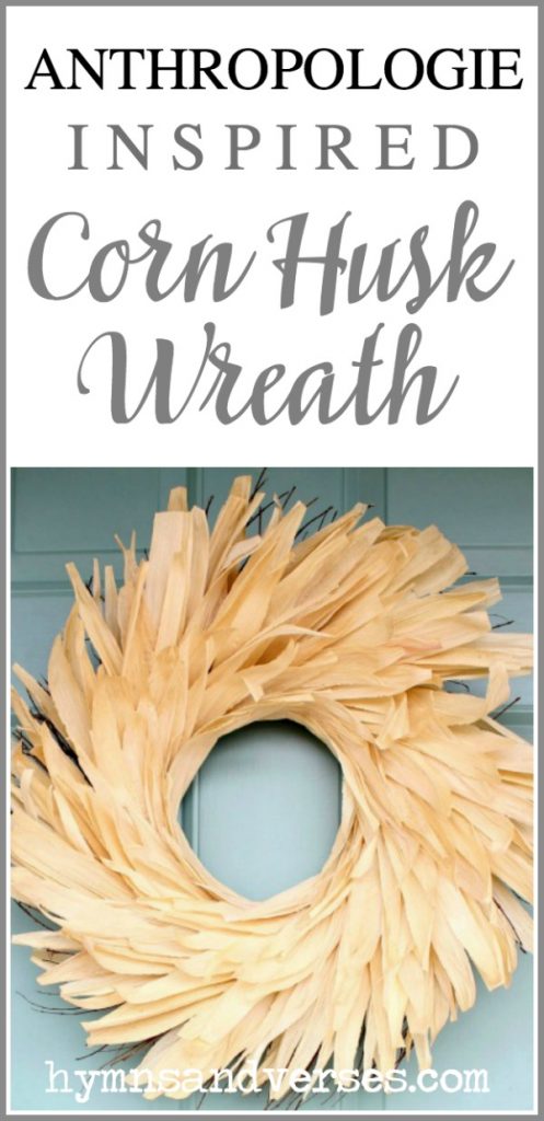 Anthropologie Inspired Corn Husk Wreath