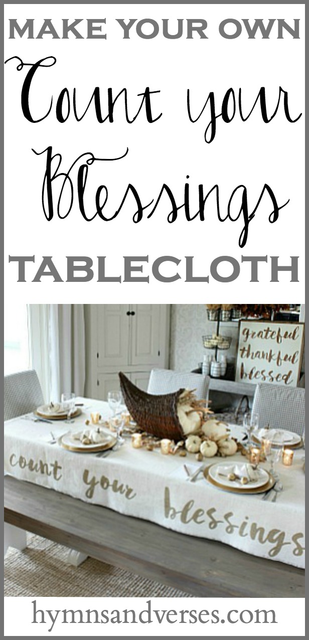 Count Your Blessings Tablecloth