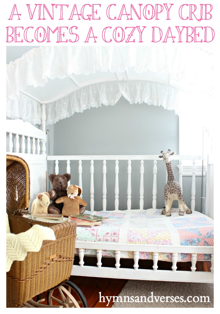 Vintage Canopy Crib Daybed