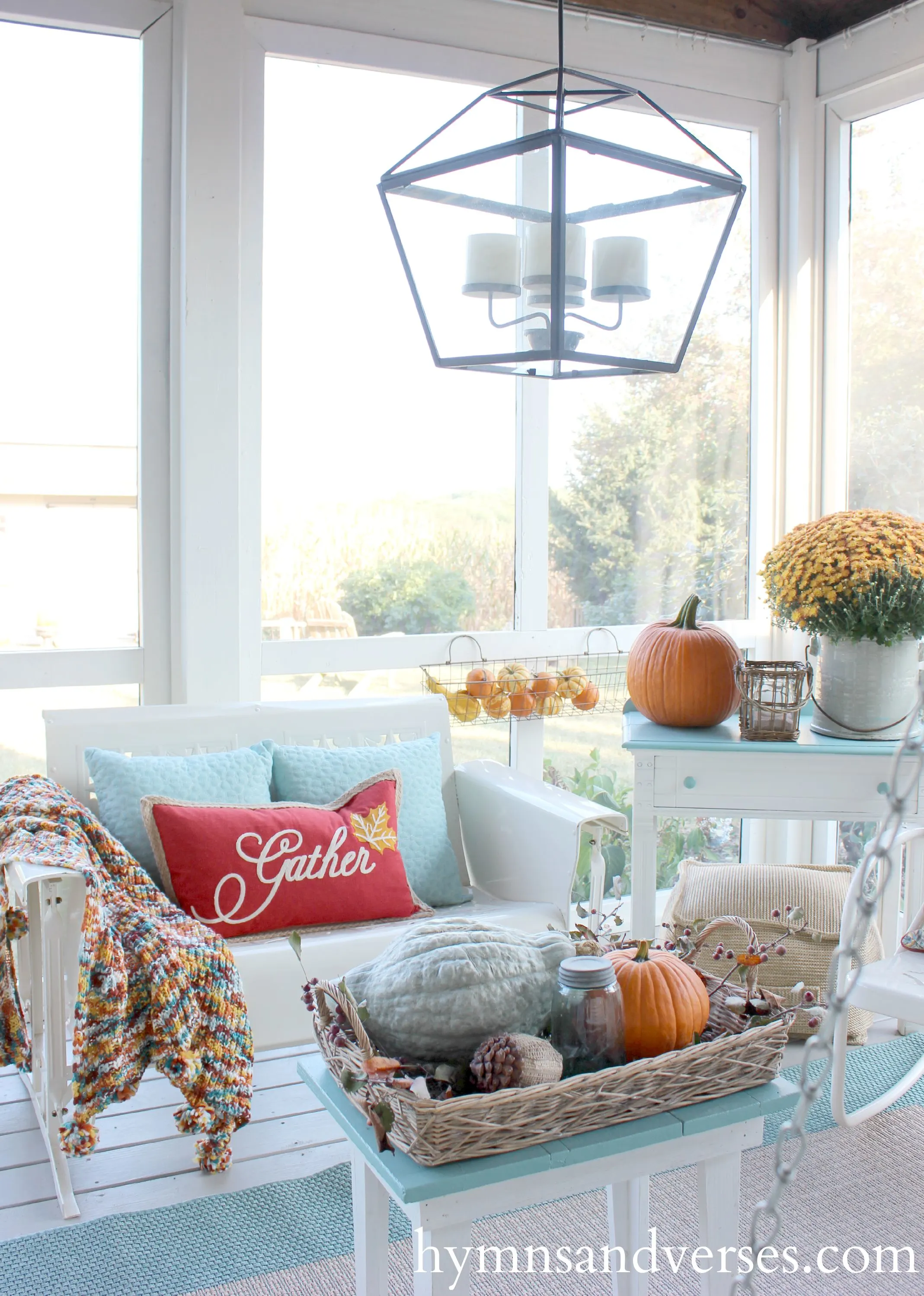 Fall Screen Porch