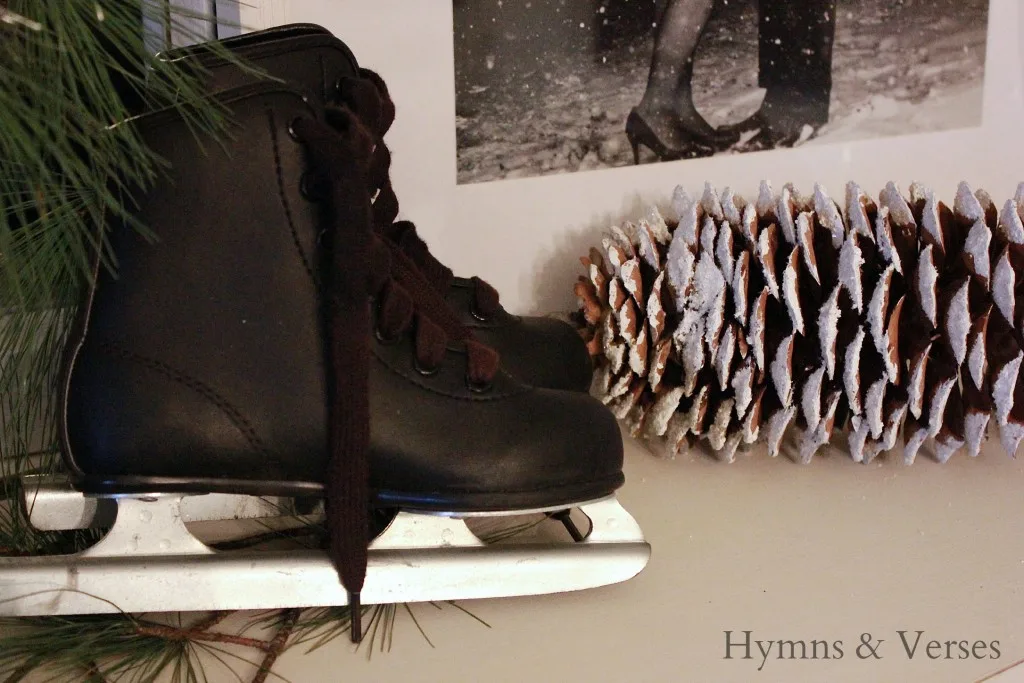 Ice Skates - winter decor