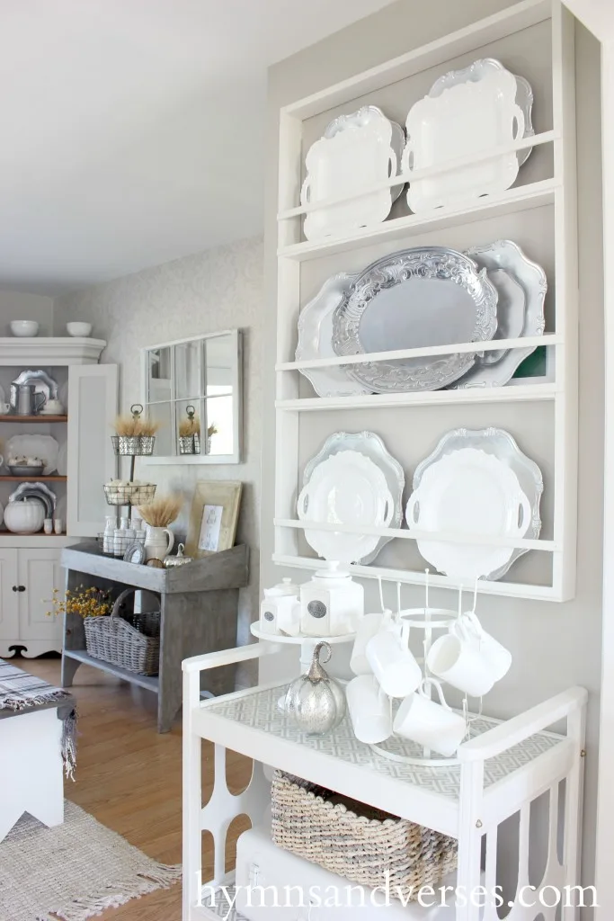 DIY Plate Rack - Small Home Tour