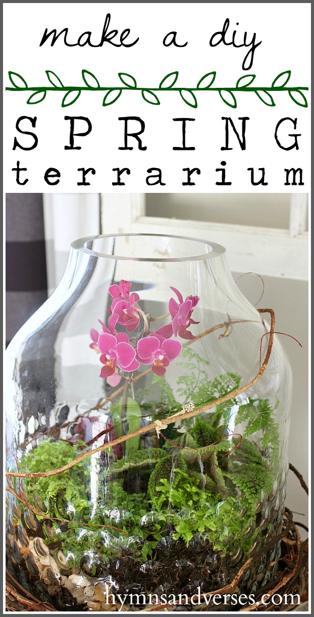 Make a DIY Spring Terrarium - Hymns and Verses