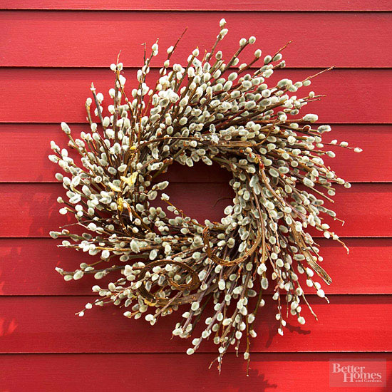 Better Homes and Gardens Pussy Willow Wreath Spring Wreath