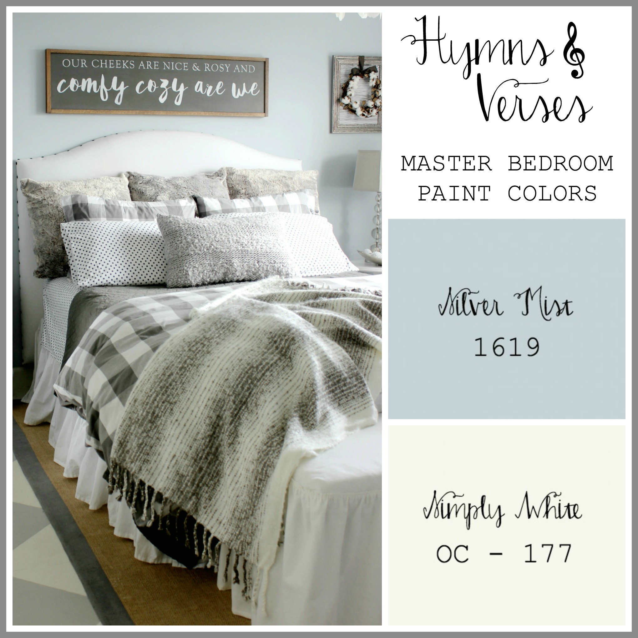 Hymns and Verses Bedroom Paint Colors