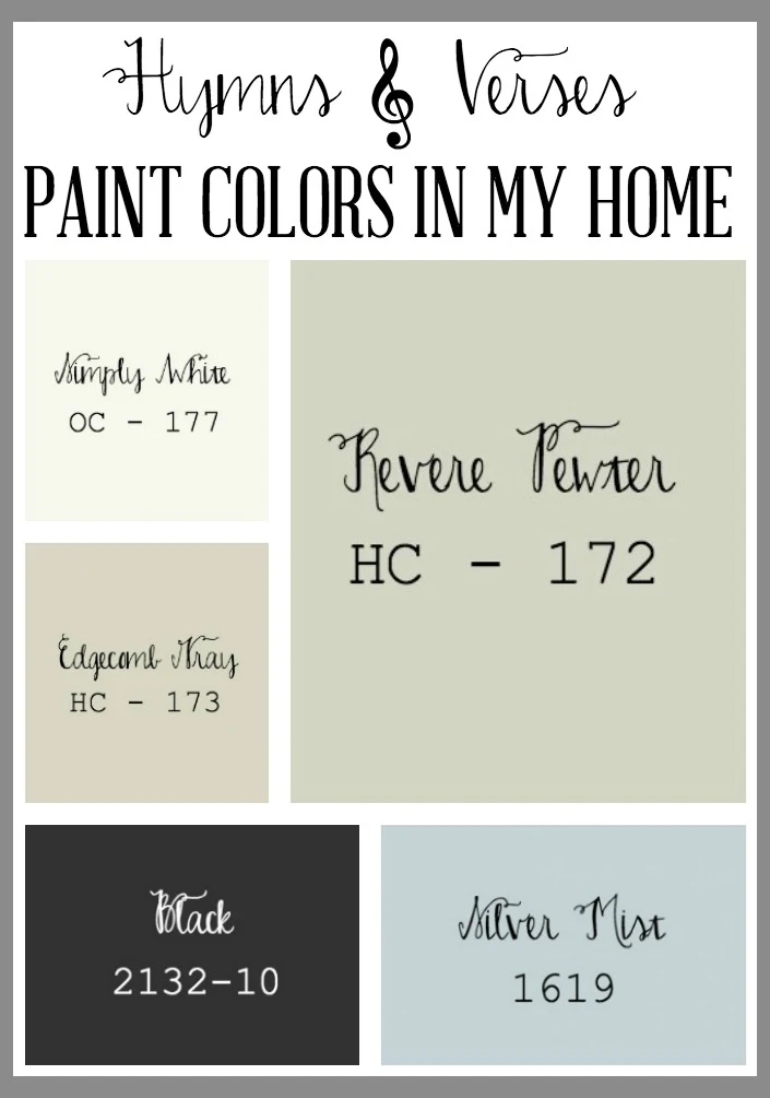 Paint Colors in My Home