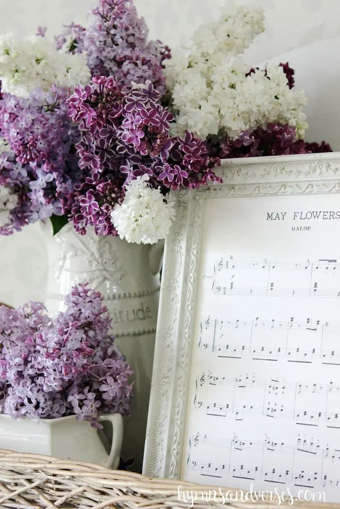 Free Printables Page - May Flowers Vintage Sheet Music