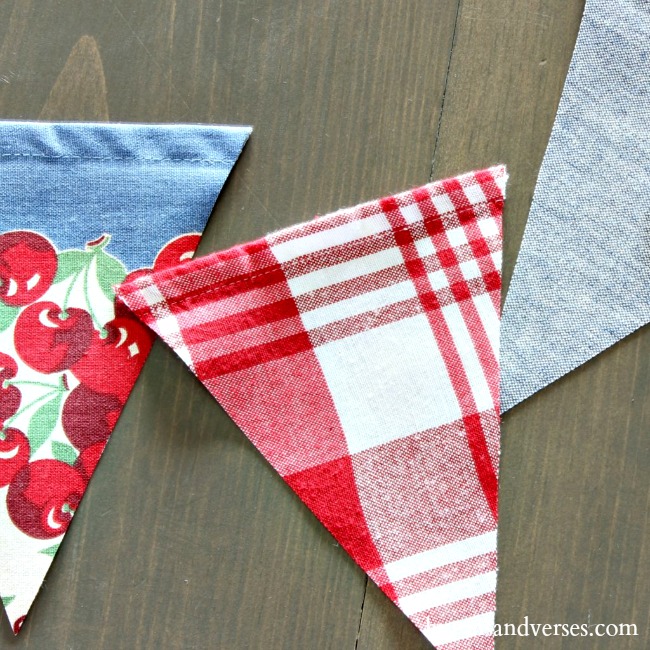 Fabric Banner Triangles