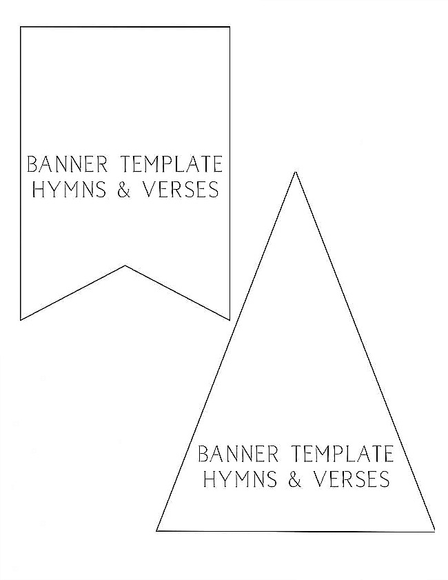 Make a Fabric Banner that Won t Fray Hymns and Verses