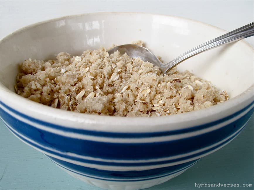 Peach Crisp Topping