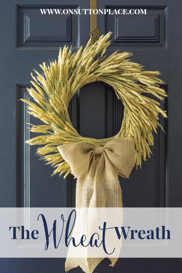 diy-wheat-wreath-tutorial - DIY Fall Wreath Ideas