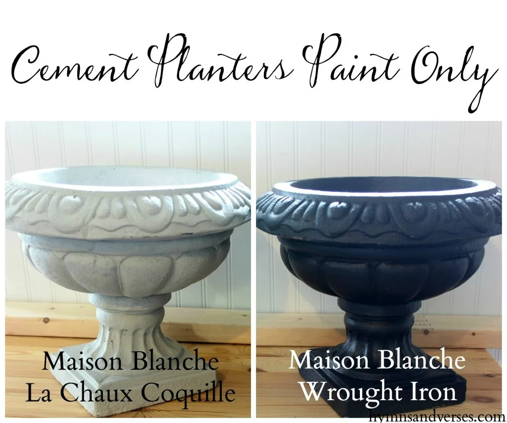 Paint Technique - Planters Before