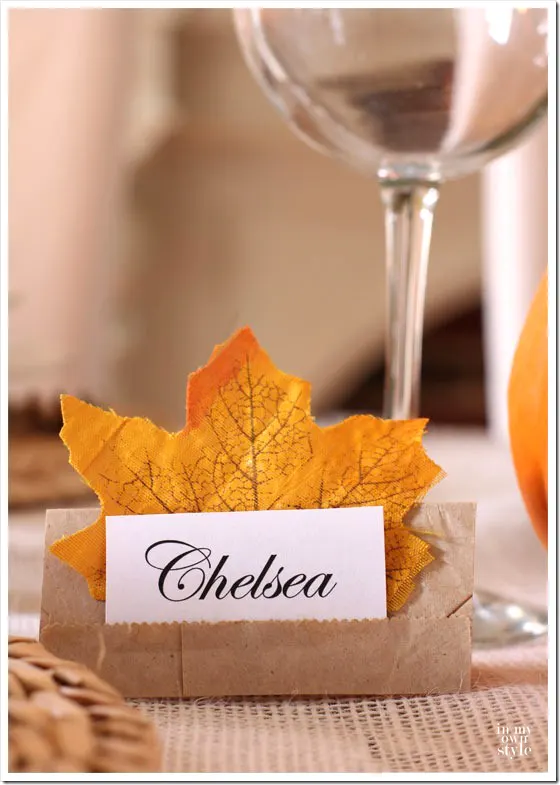 Lunch Bag Place Card - In My Own Style - Favorite Things-10-8-16