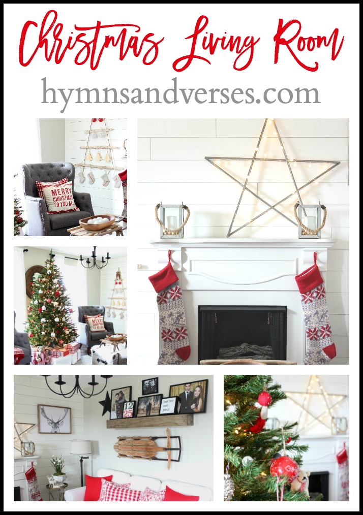 Christmas Living Room and Kitchen | Hymns and Verses