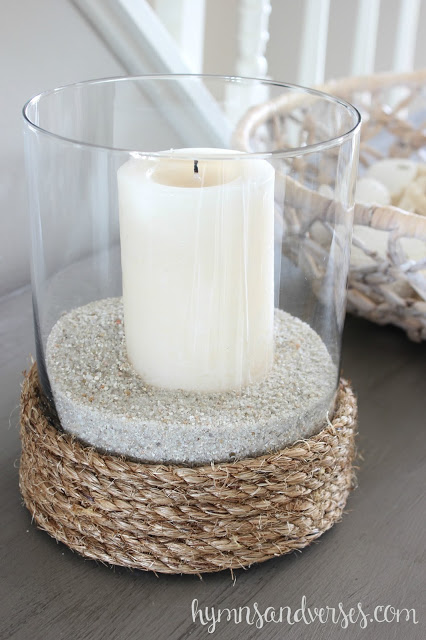 Summer DIY Projects - Beach Candle Holder