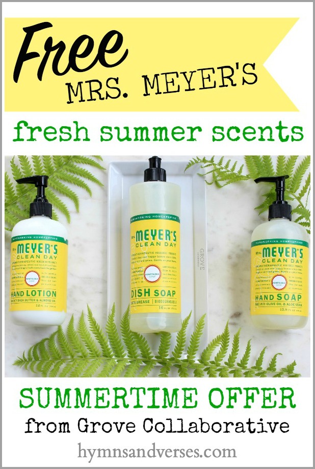 Free Mrs. Meyer's Summer Hostess Set