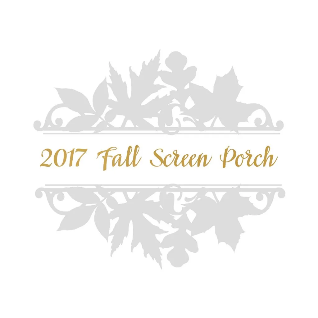 2017 Fall Screen Porch