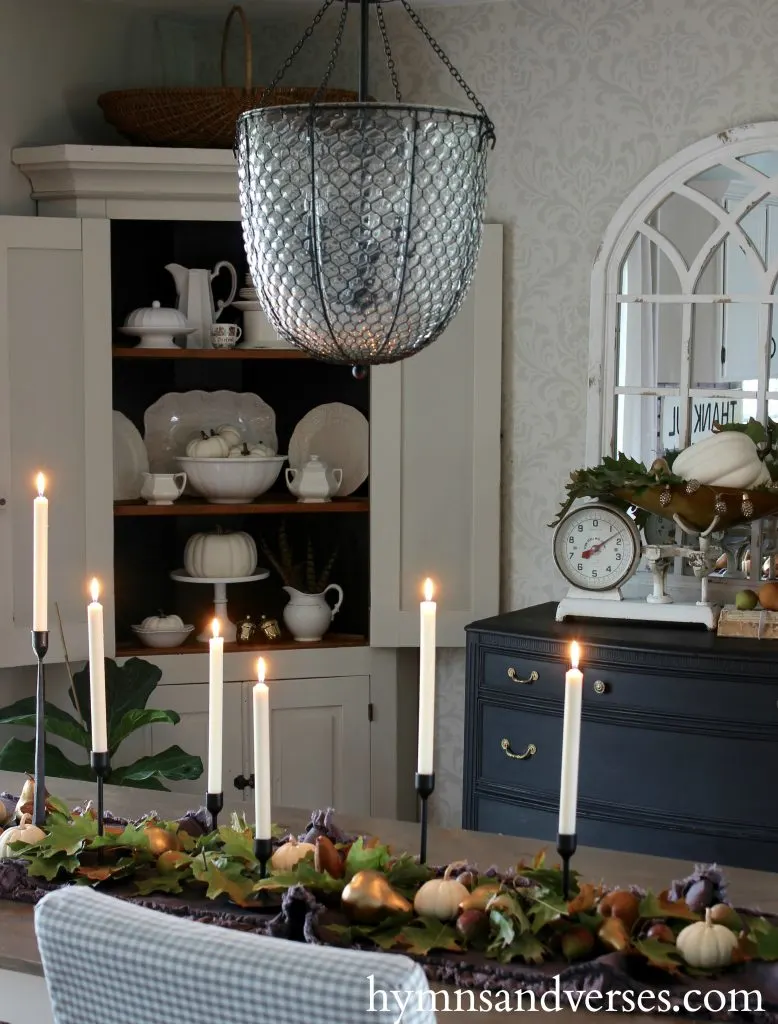 2017 Fall Home Tour - Candlelit Dining Room