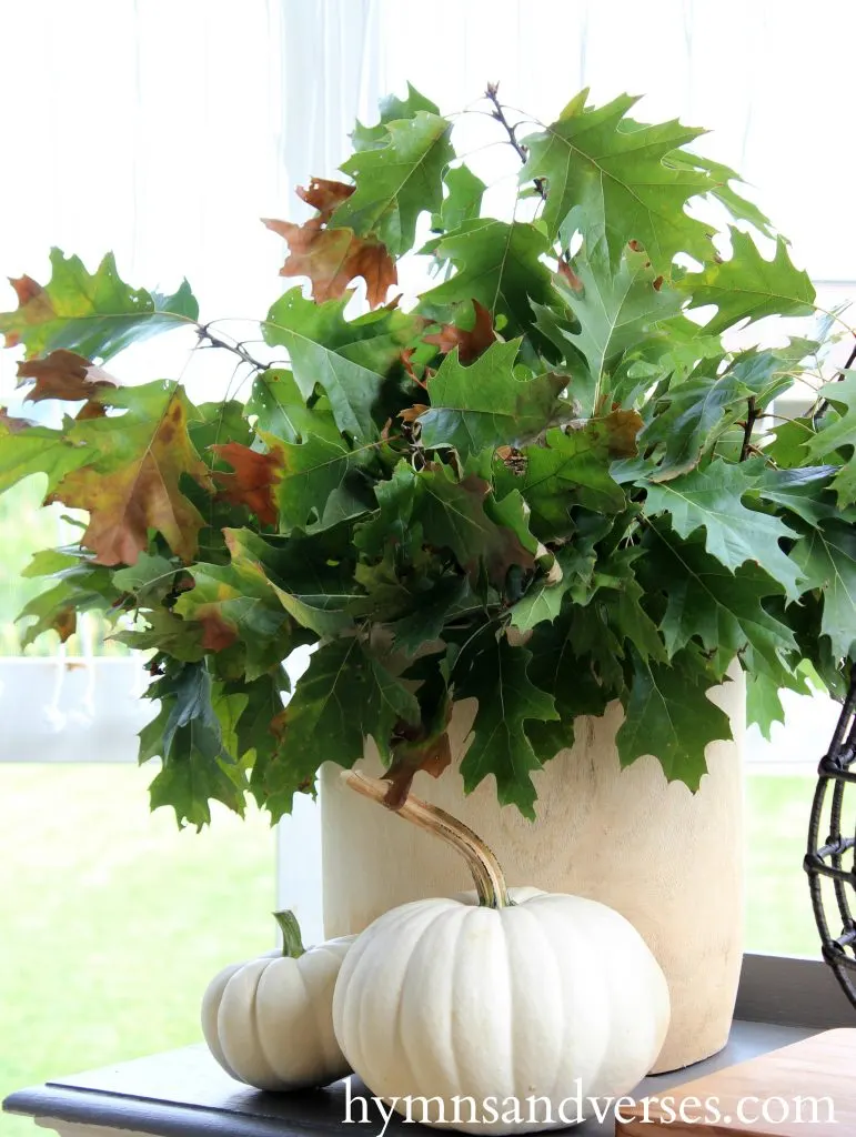 Fall Porch Blog Hop - Hymns and Verses