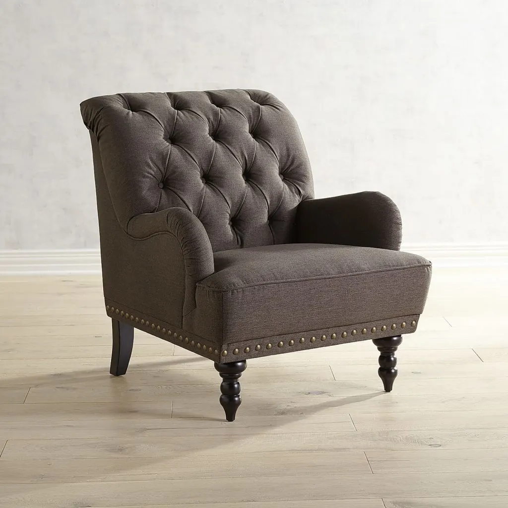 Gray Tufted Chairs - Pier One