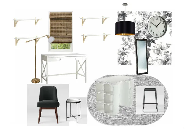 One Room Challenge - Office Styleboard