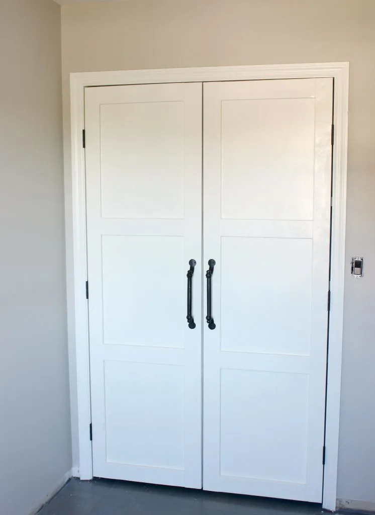 DIY French Doors for the Closet