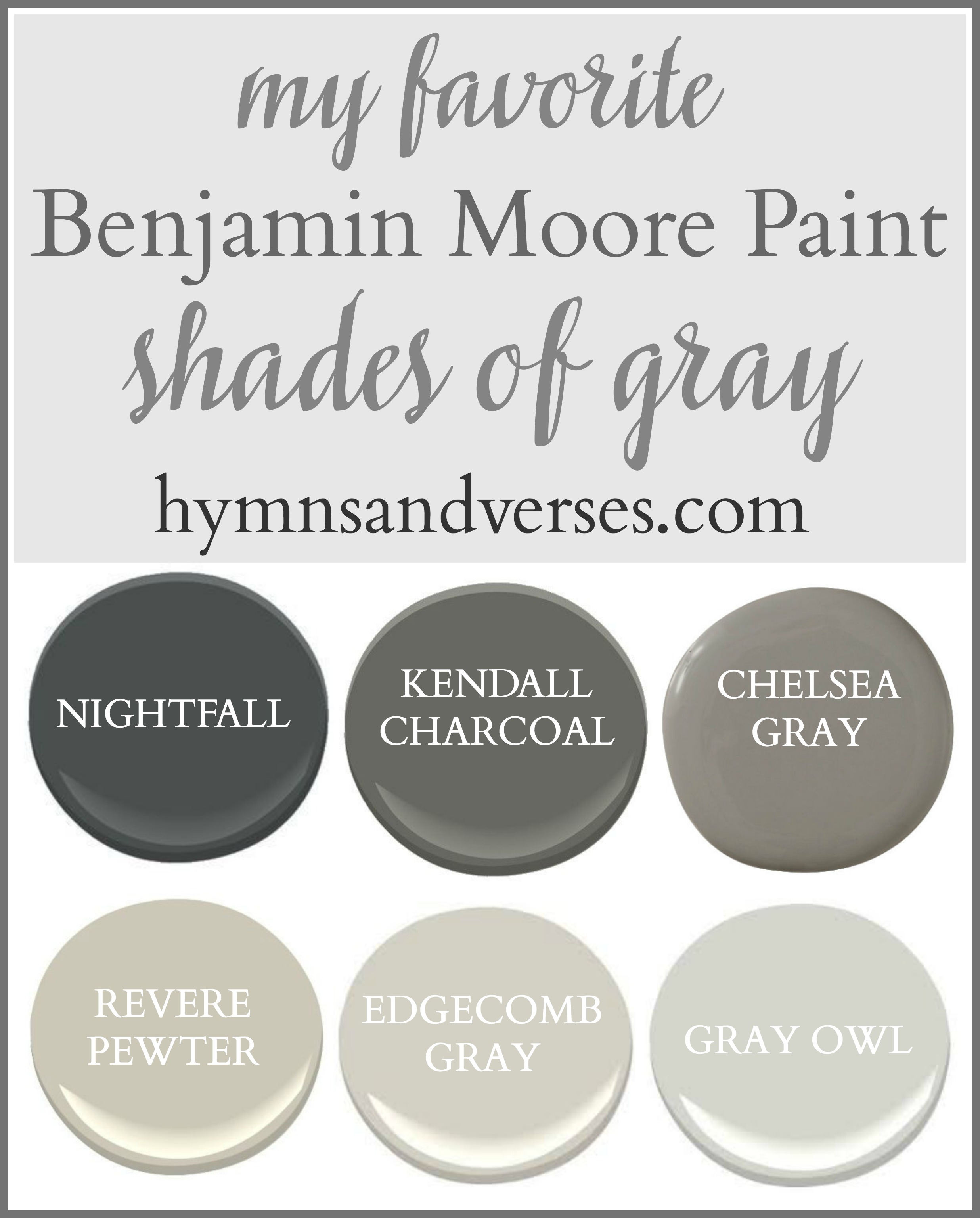 My Favorite Shades of Gray Paint Hymns and Verses