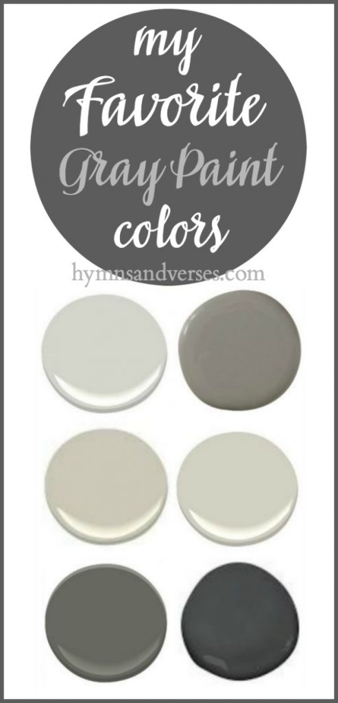 My Favorite Gray Paint Colors