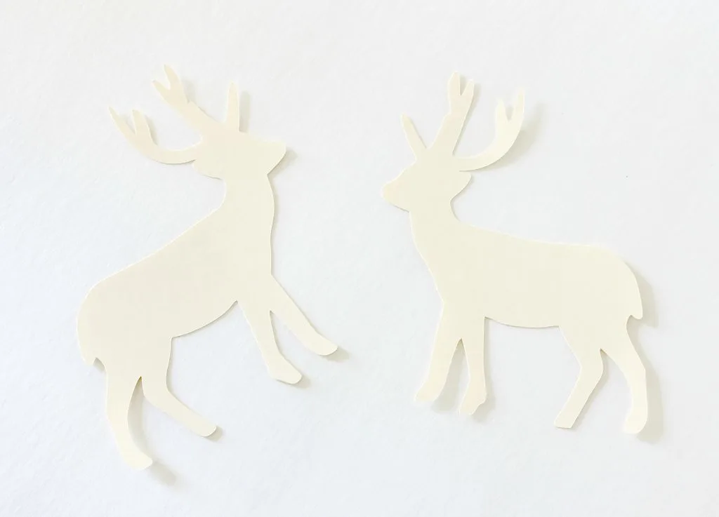 Deer Cutout Ornaments 