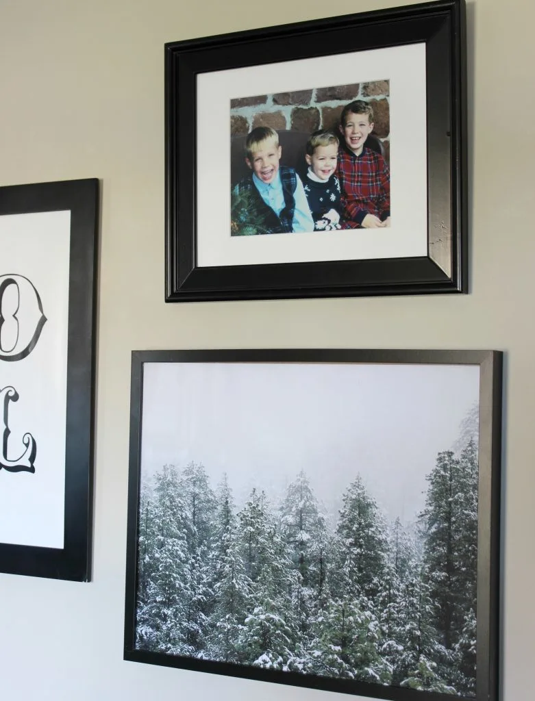 Christmas Gallery Wall - Boys at Tree Farm