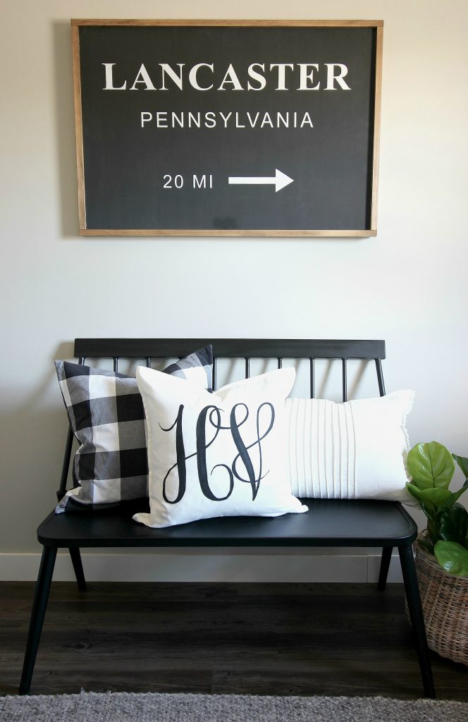Easy DIY Monogram Pillow