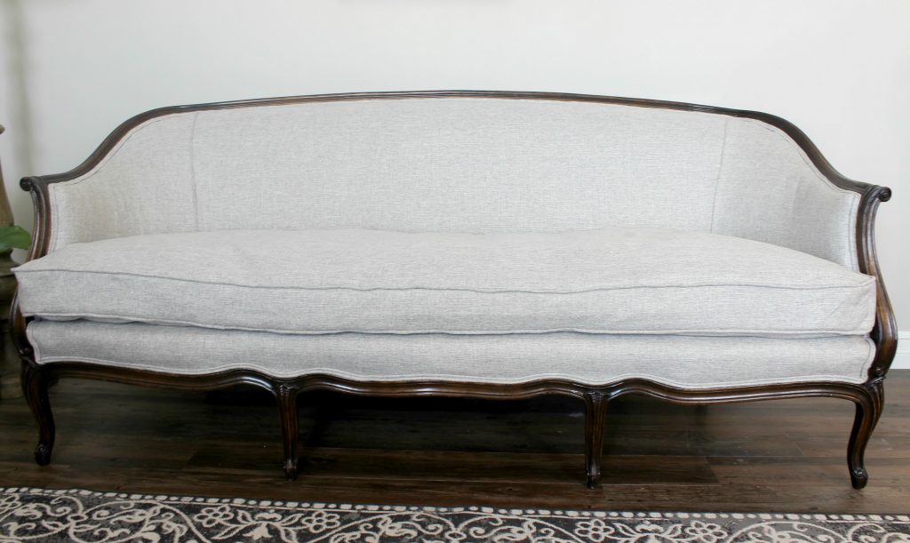 Reupholstered French Sofa