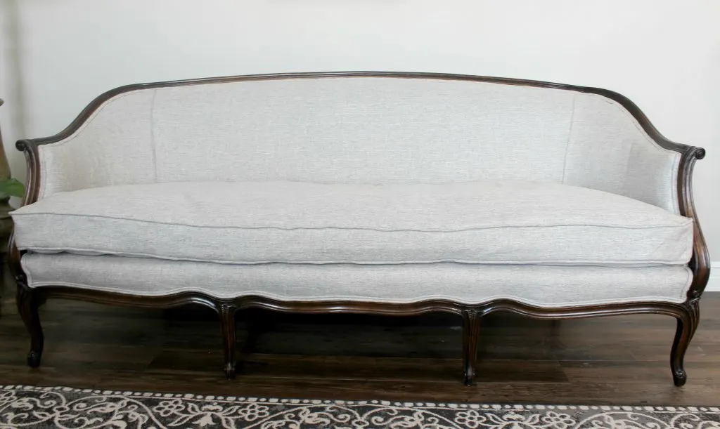 Reupholstered French Sofa