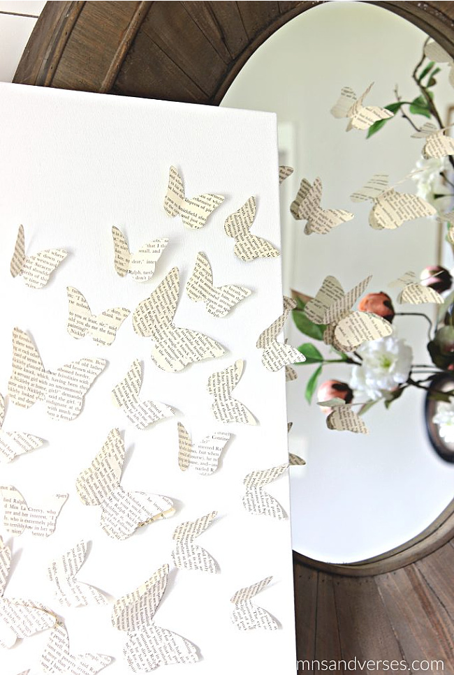 DIY Butterfly wall decor