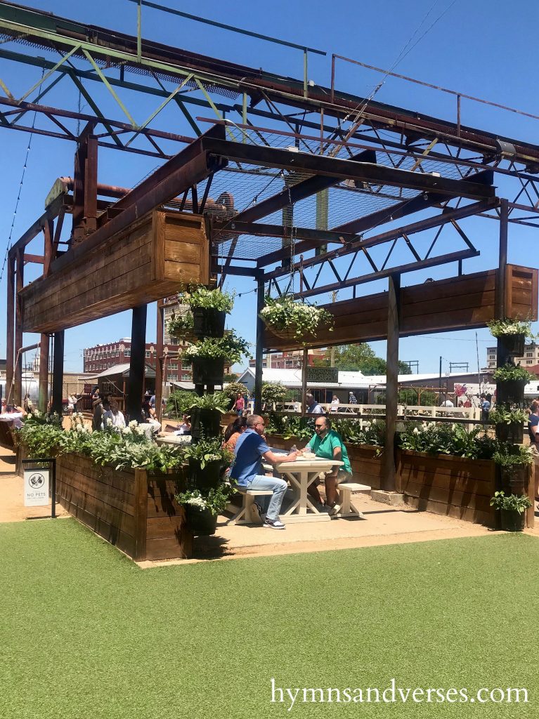 Outdoor Seating at Magnolia Market